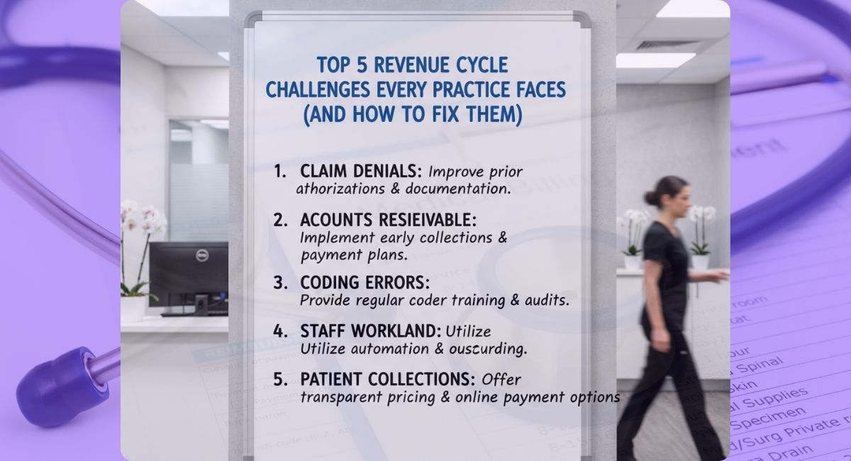 Top 5 Revenue Cycle Challenges Every Practice Faces