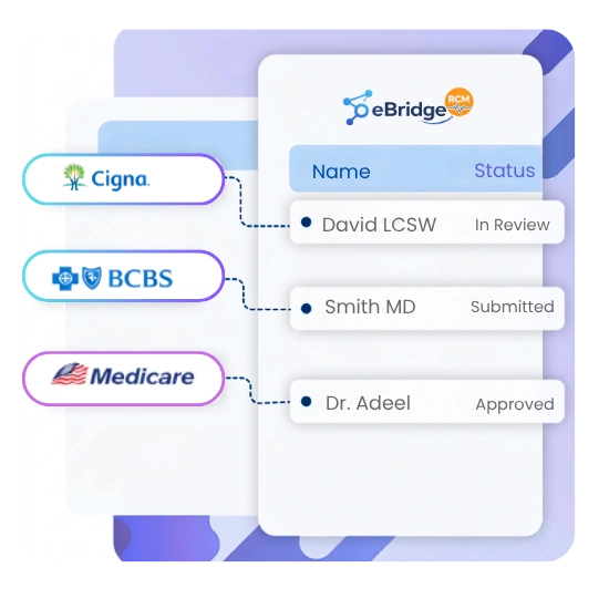 eBrdigeRCM Credentialing